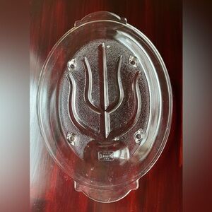 Glasbake Clear Glass Drip Tray #380